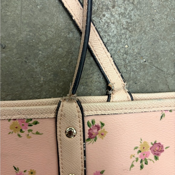 Coach x Disney Floral Minnie Mouse Pink Tote - Picture 5 of 6
